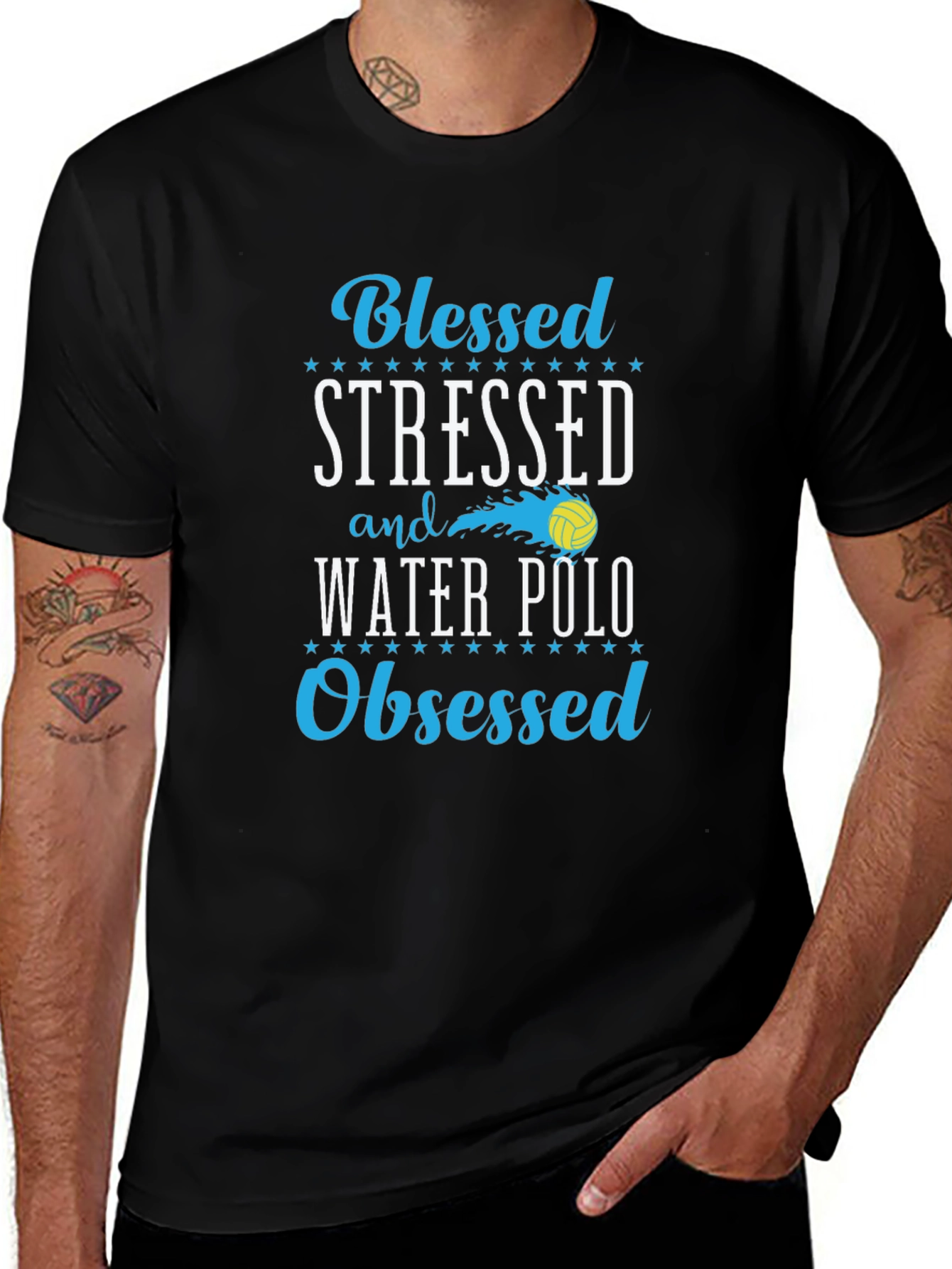 Blessed Stressed Water Polo Obsessed Tee