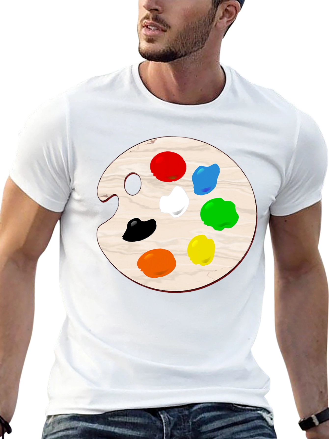 Artist Palette T-Shirt - Creative Expression