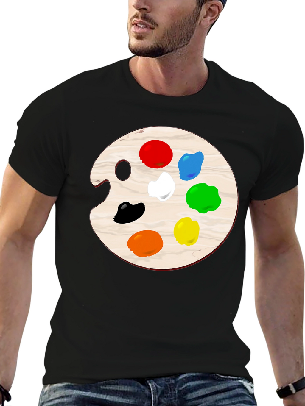 Artist Palette T-Shirt - Creative Expression