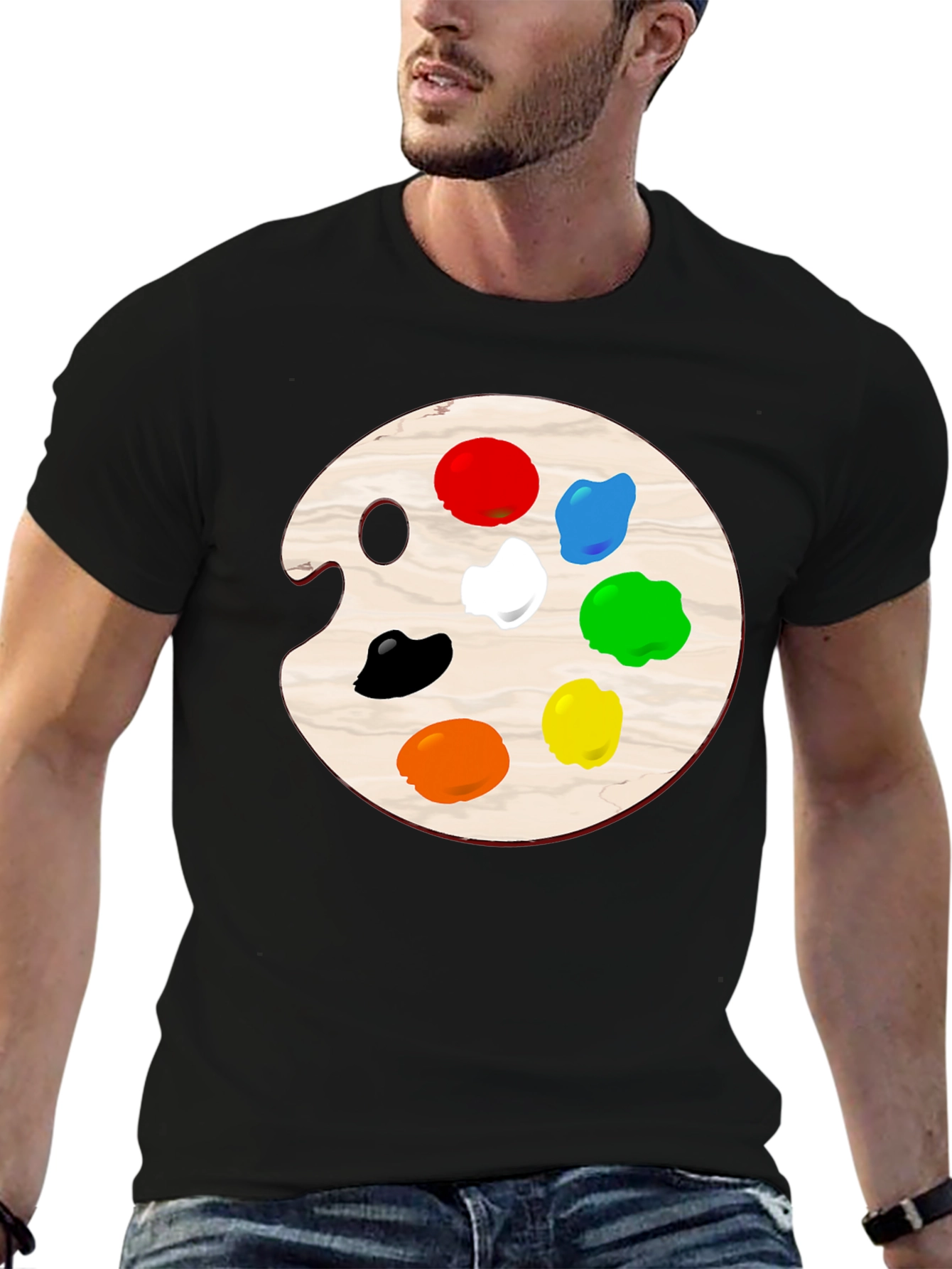 Artist Palette T-Shirt - Creative Expression