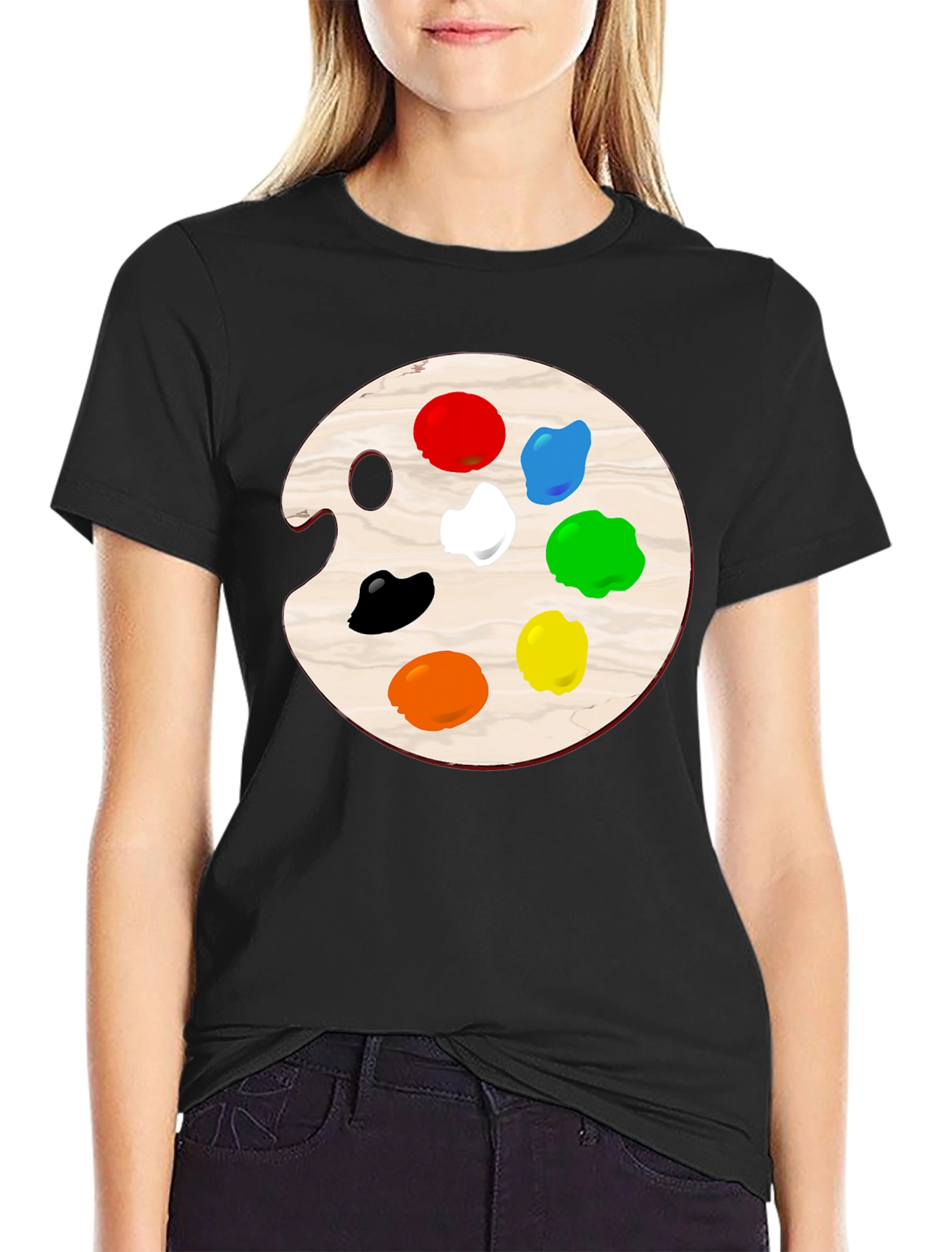Artist Palette T-Shirt - Creative Expression
