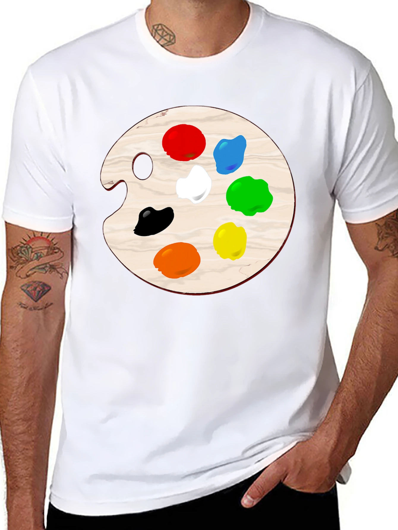 Artist Palette T-Shirt - Creative Expression