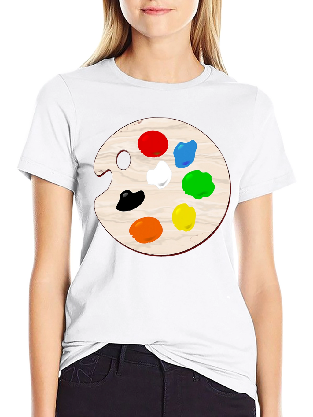 Artist Palette T-Shirt - Creative Expression