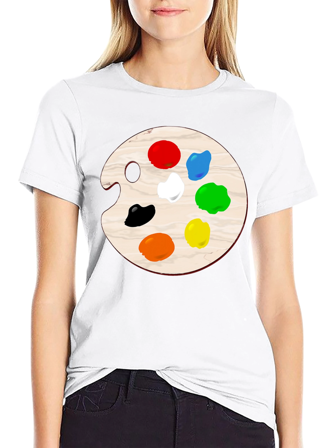 Artist Palette T-Shirt - Creative Expression