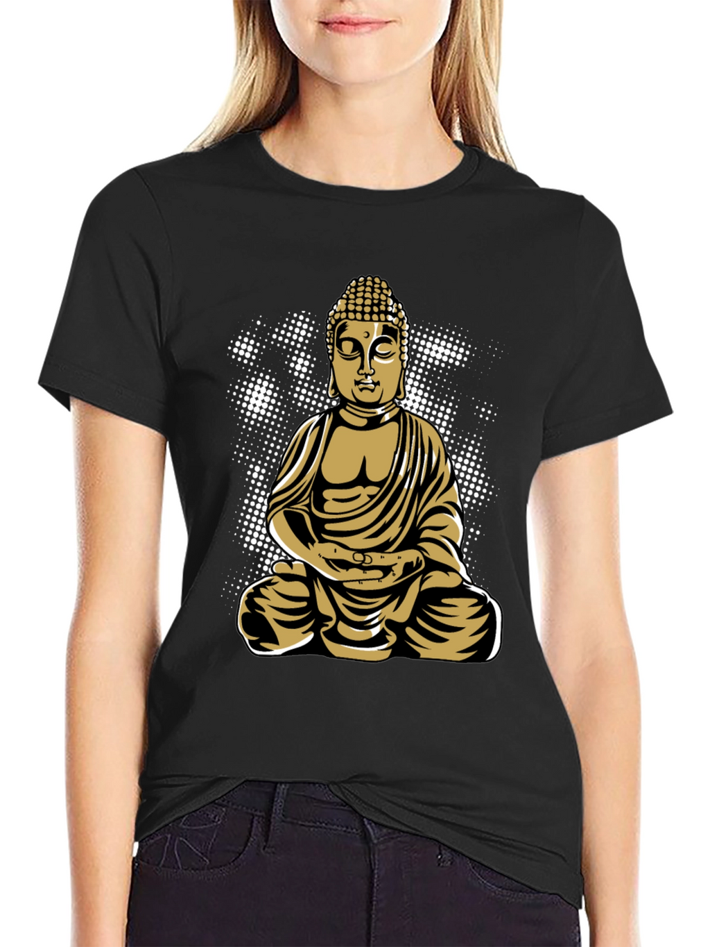 Buddha Graphic Tee - Mens Black T-Shirt