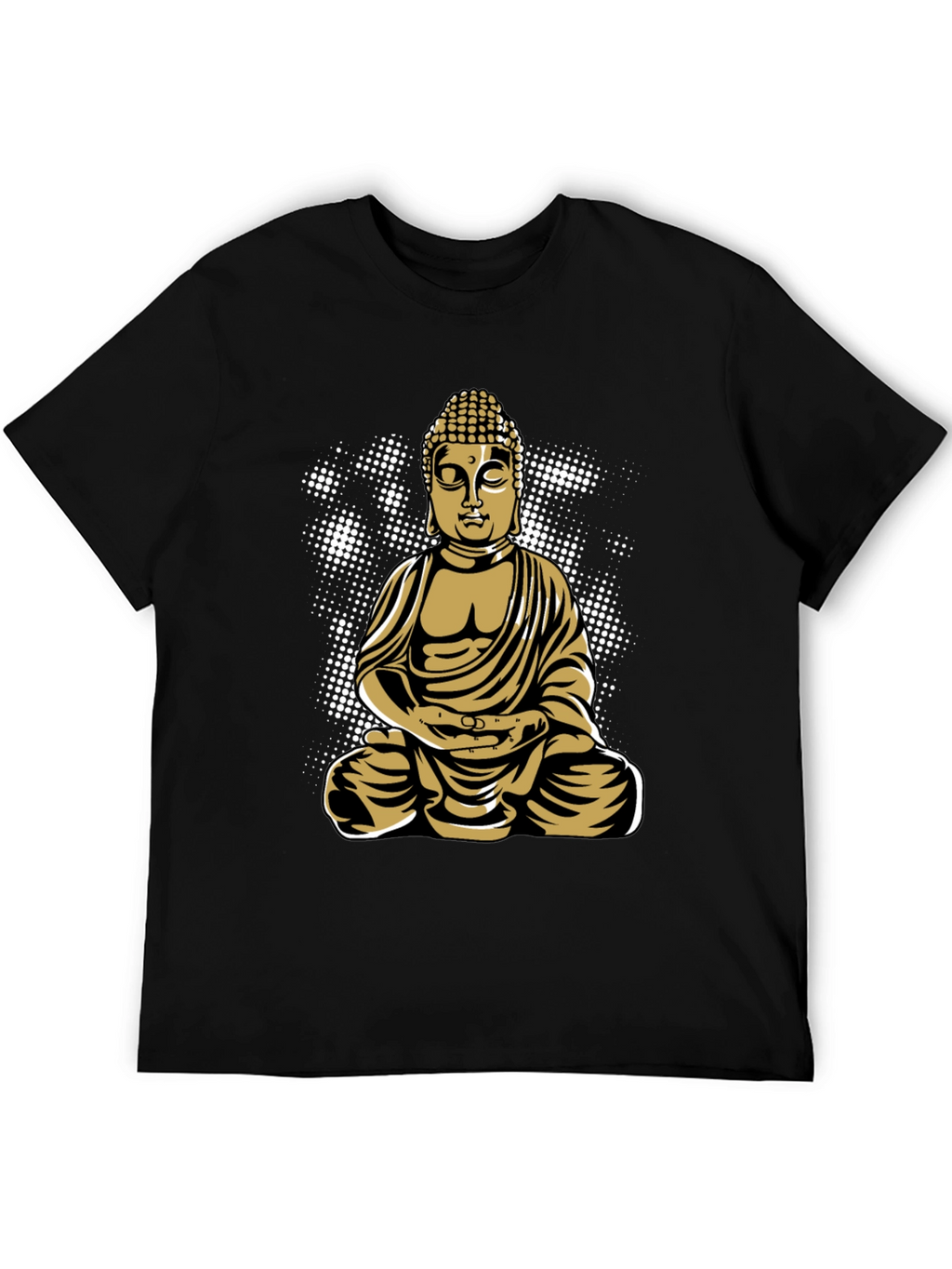 Buddha Graphic Tee - Mens Black T-Shirt