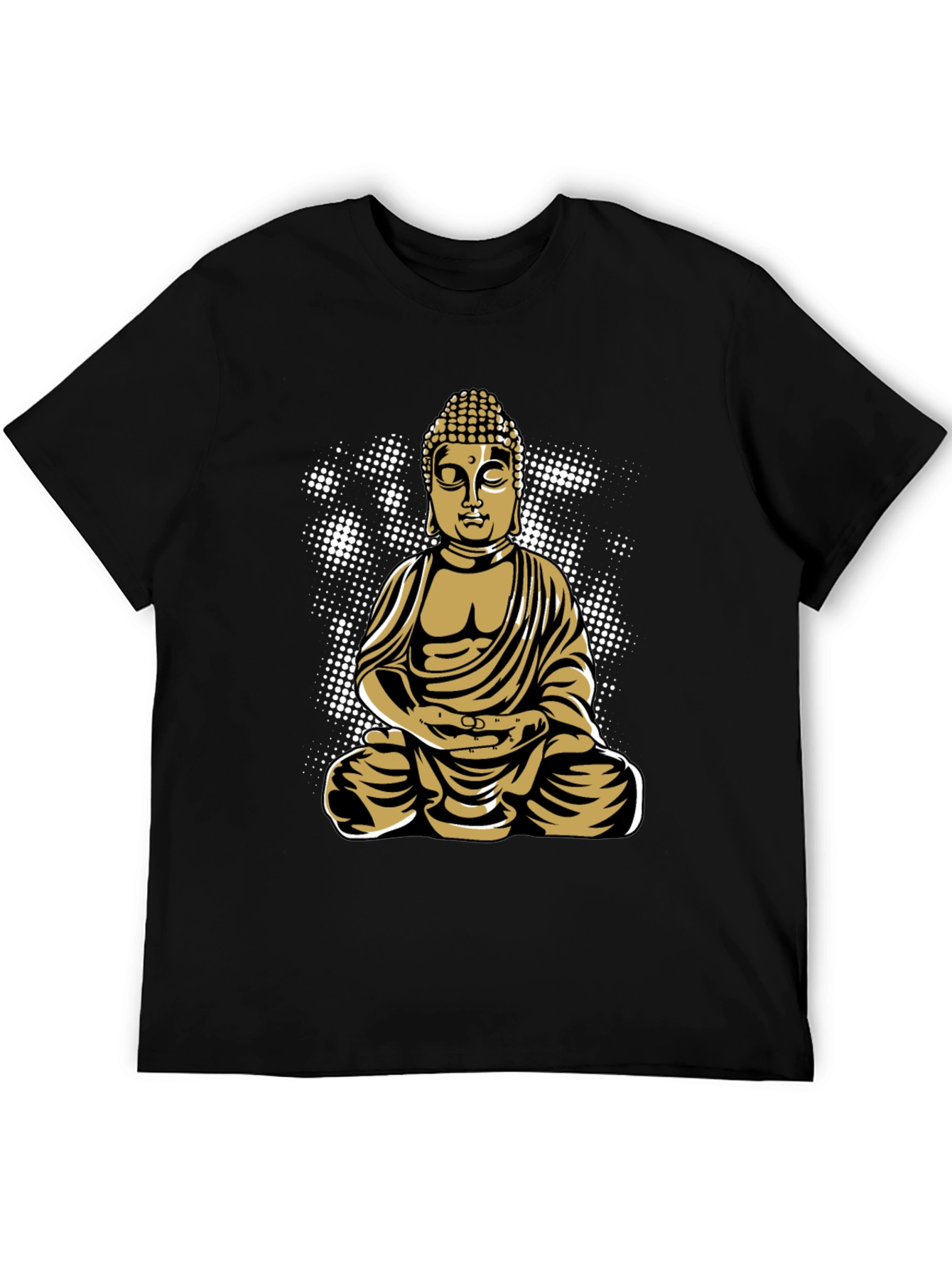 Buddha Graphic Tee - Mens Black T-Shirt