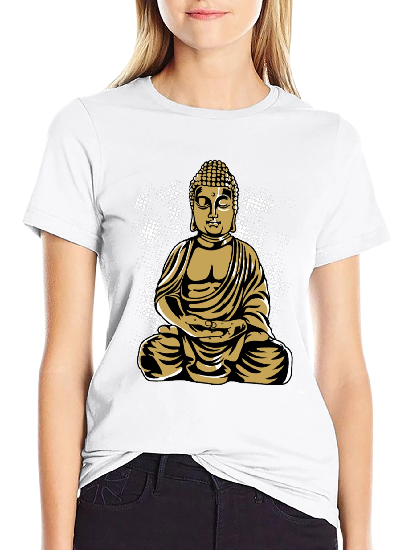 Buddha Graphic Tee - Mens Black T-Shirt