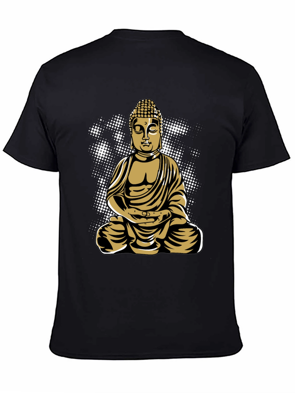 Buddha Graphic Tee - Mens Black T-Shirt