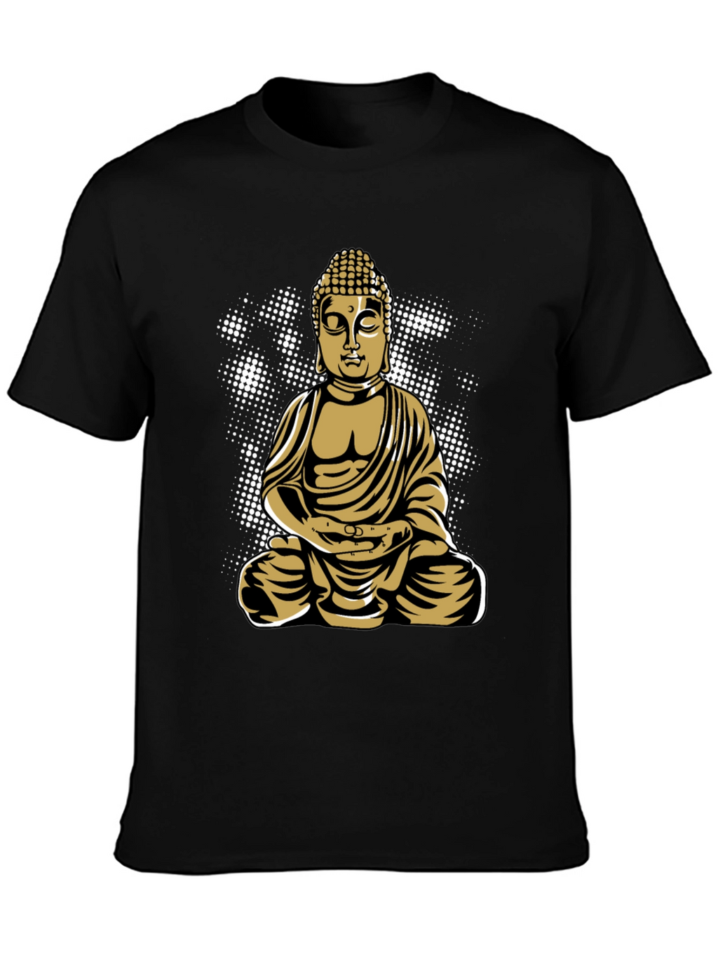 Buddha Graphic Tee - Mens Black T-Shirt