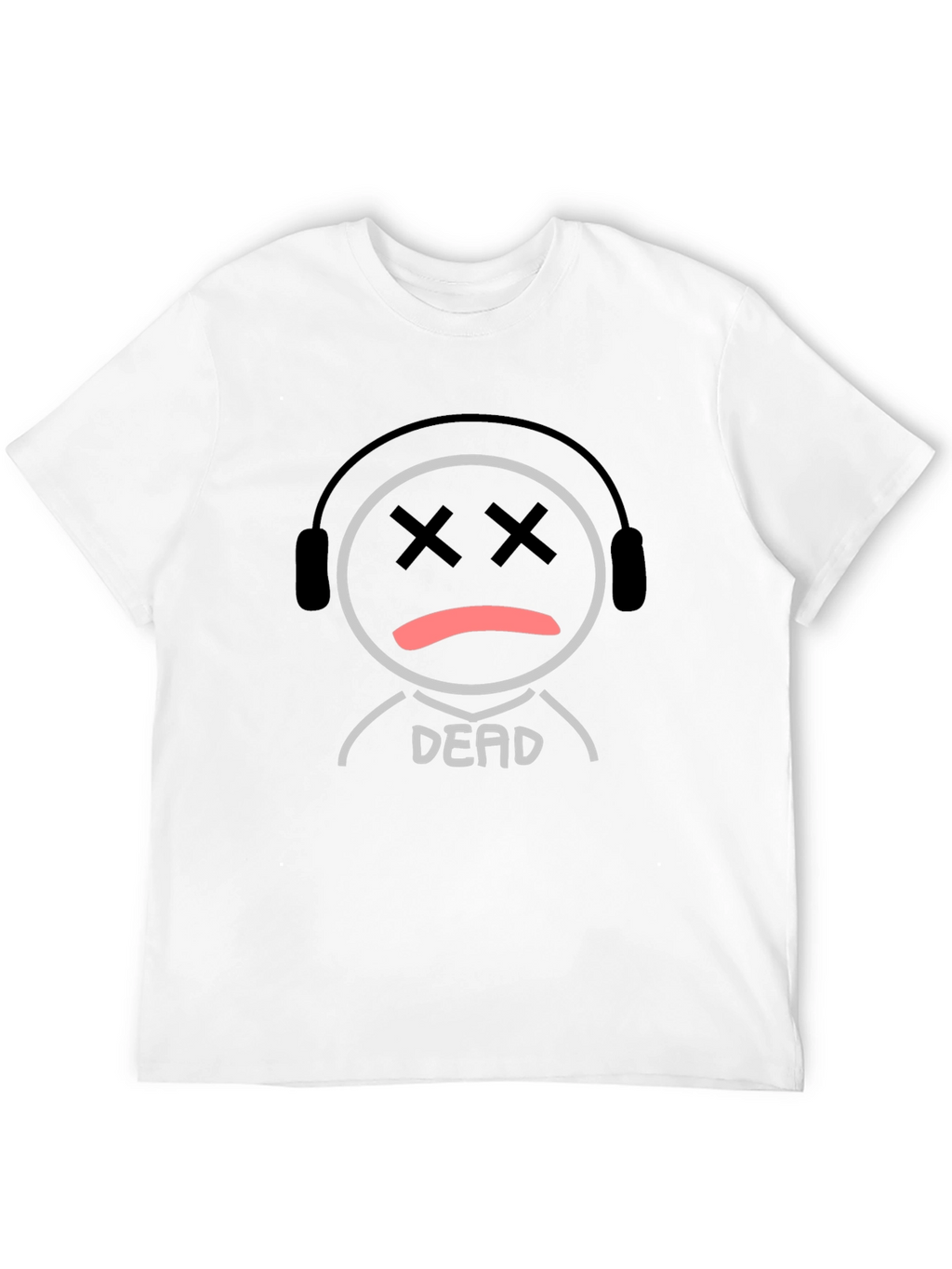 Dead Emoji Graphic T-Shirt - Black