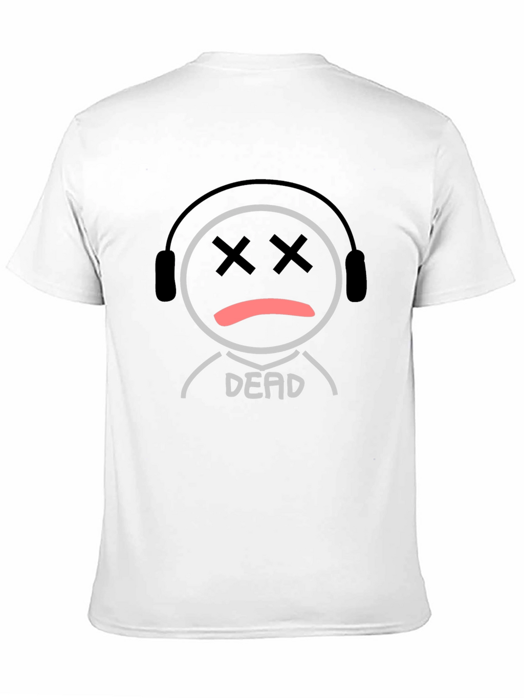 Dead Emoji Graphic T-Shirt - Black