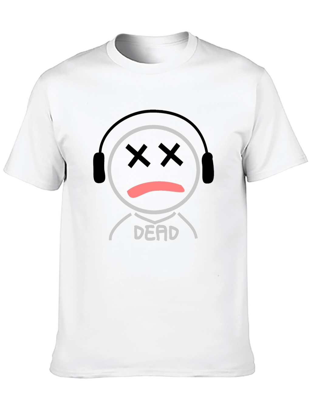 Dead Emoji Graphic T-Shirt - Black