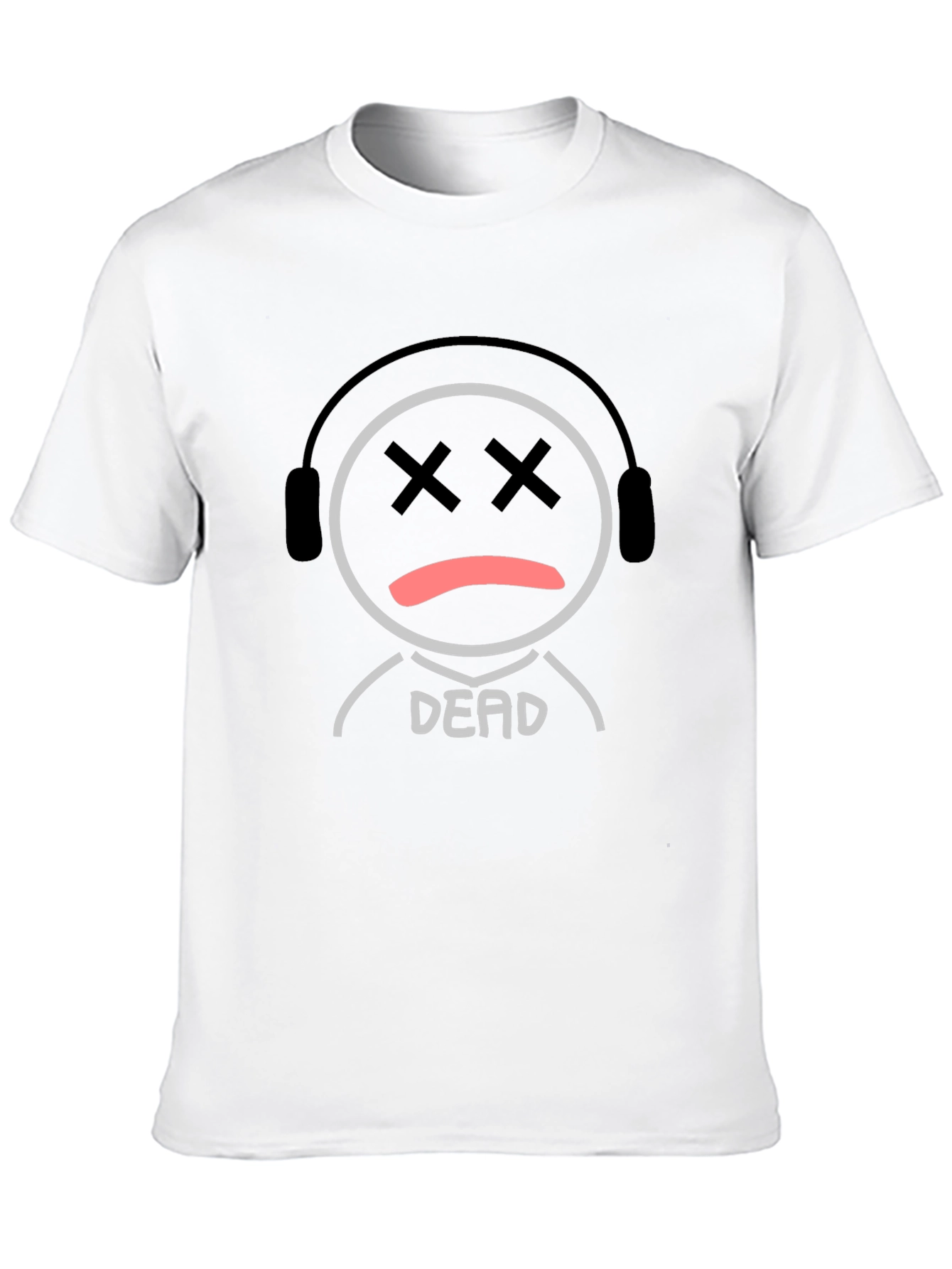Dead Emoji Graphic T-Shirt - Black