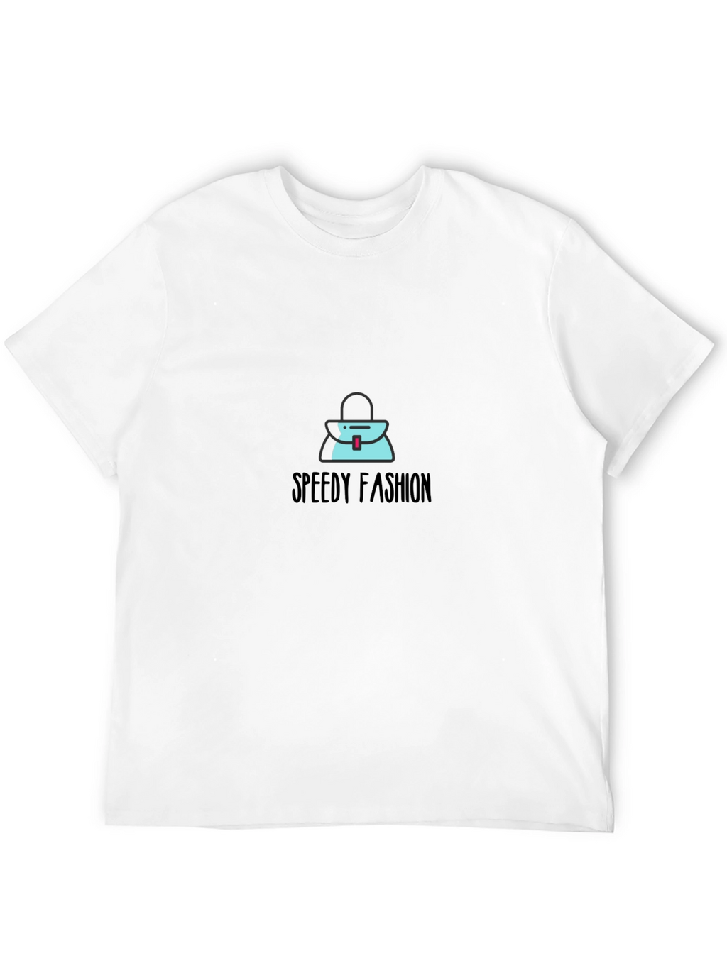 Stylish Black T-Shirt with Speedy Fashion Graphic