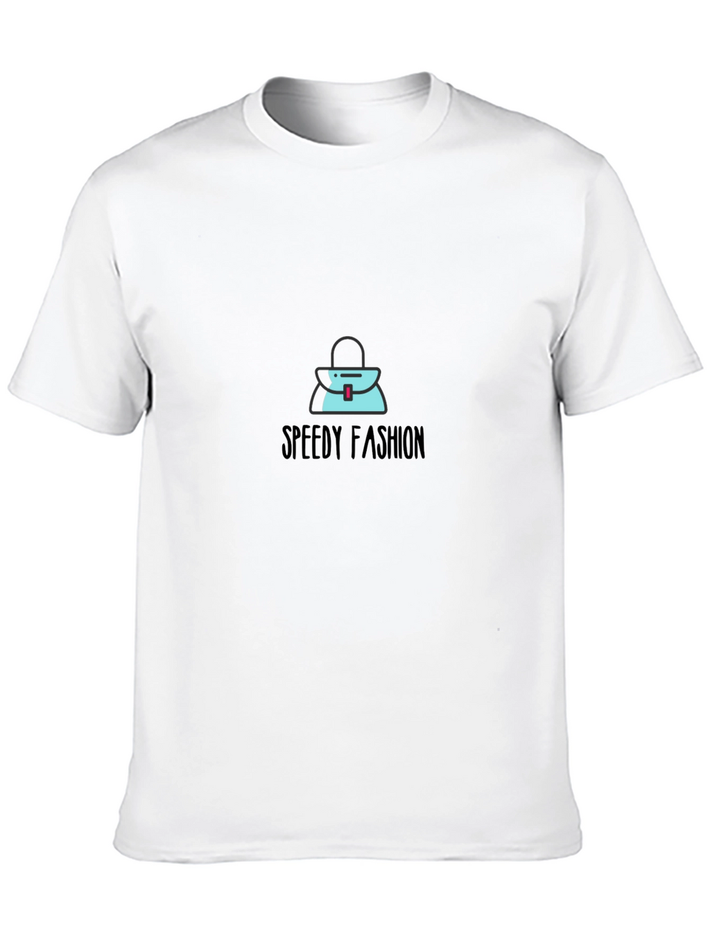 Stylish Black T-Shirt with Speedy Fashion Graphic