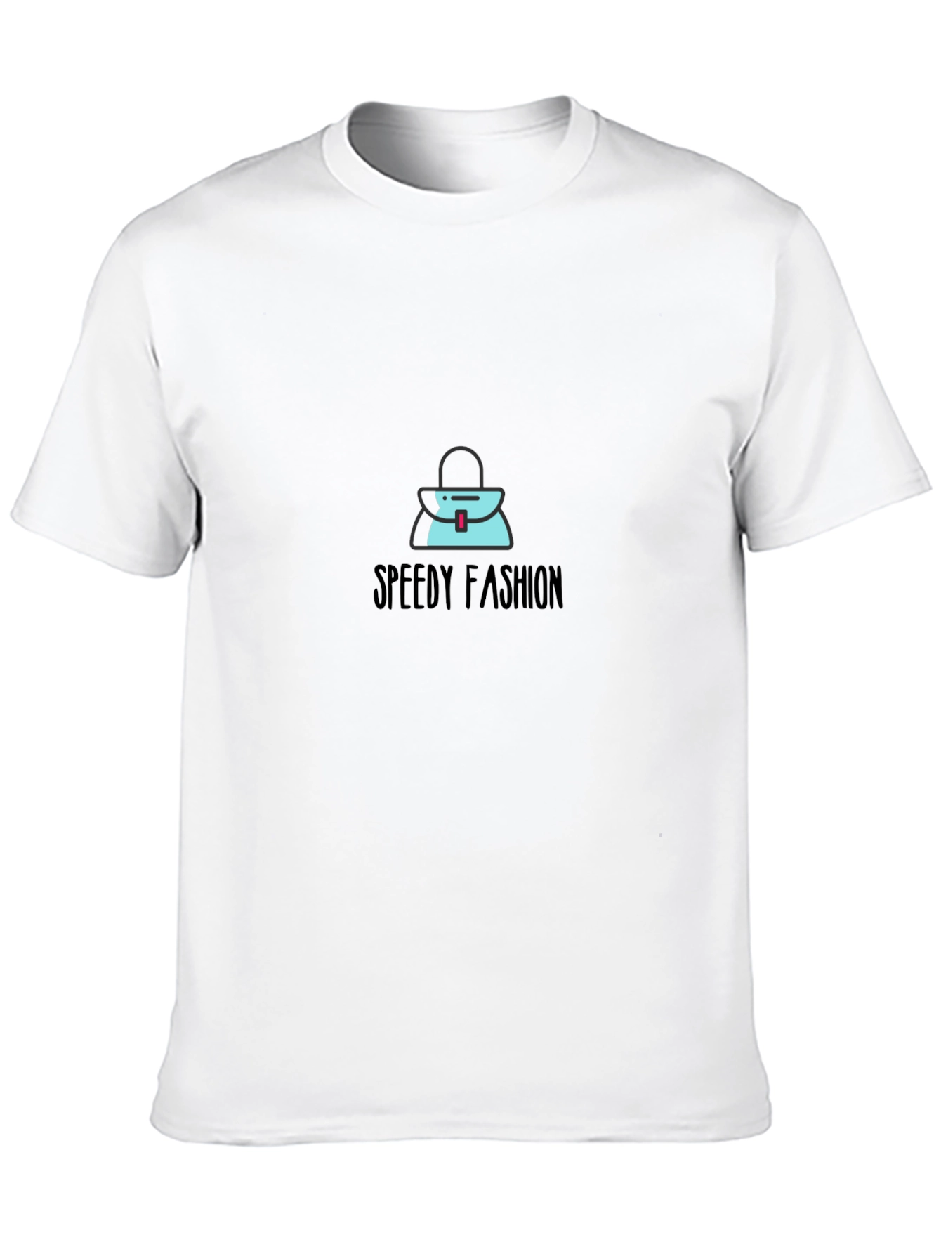 Stylish Black T-Shirt with Speedy Fashion Graphic