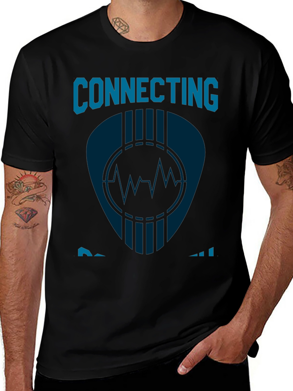 Connecting Beats T-Shirt - Music Lover Tee