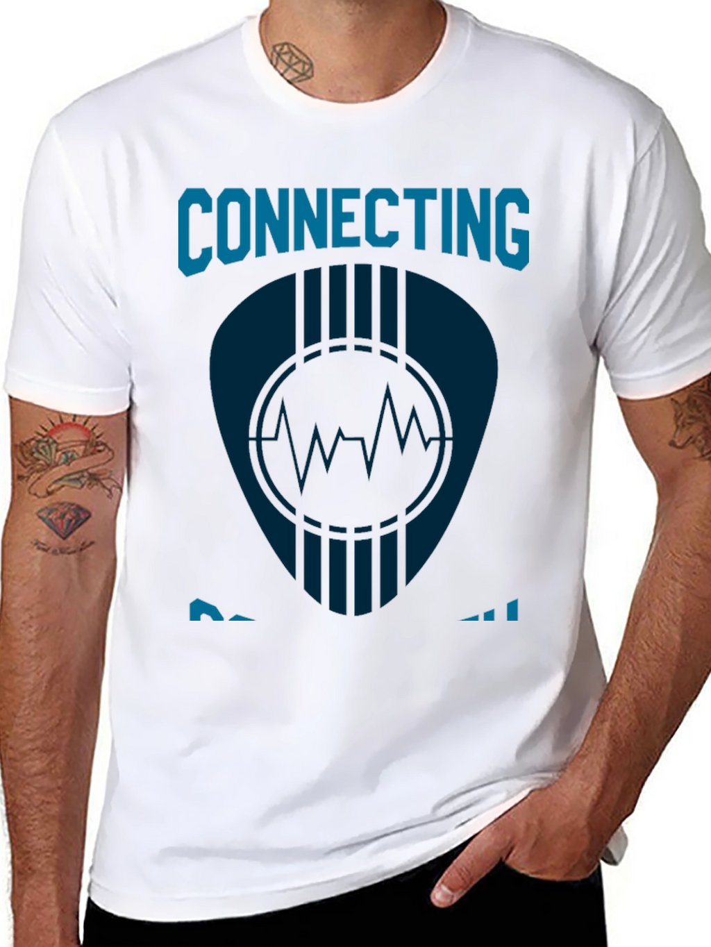 Connecting Beats T-Shirt - Music Lover Tee
