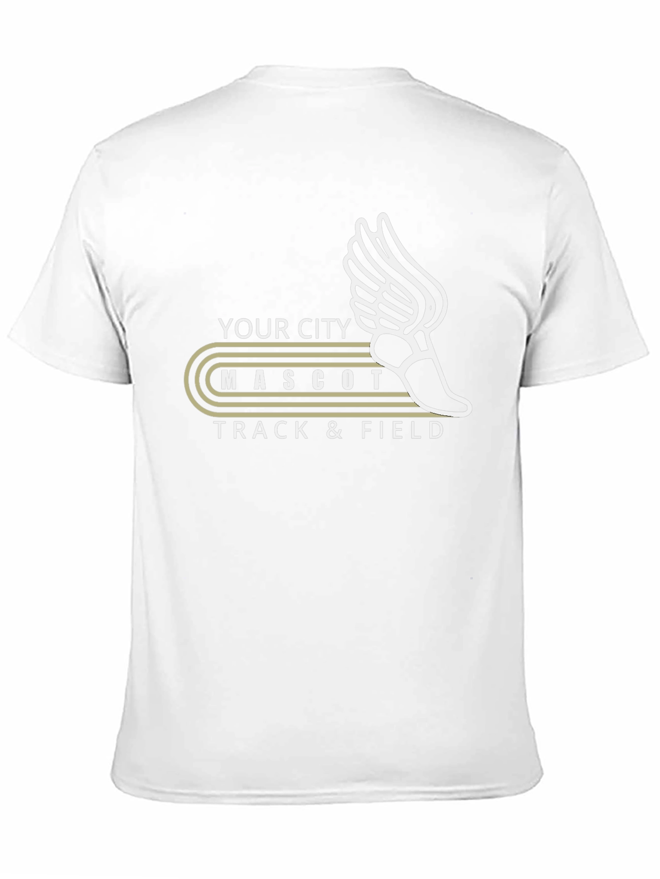 City Mascot Track & Field Graphic T-Shirt