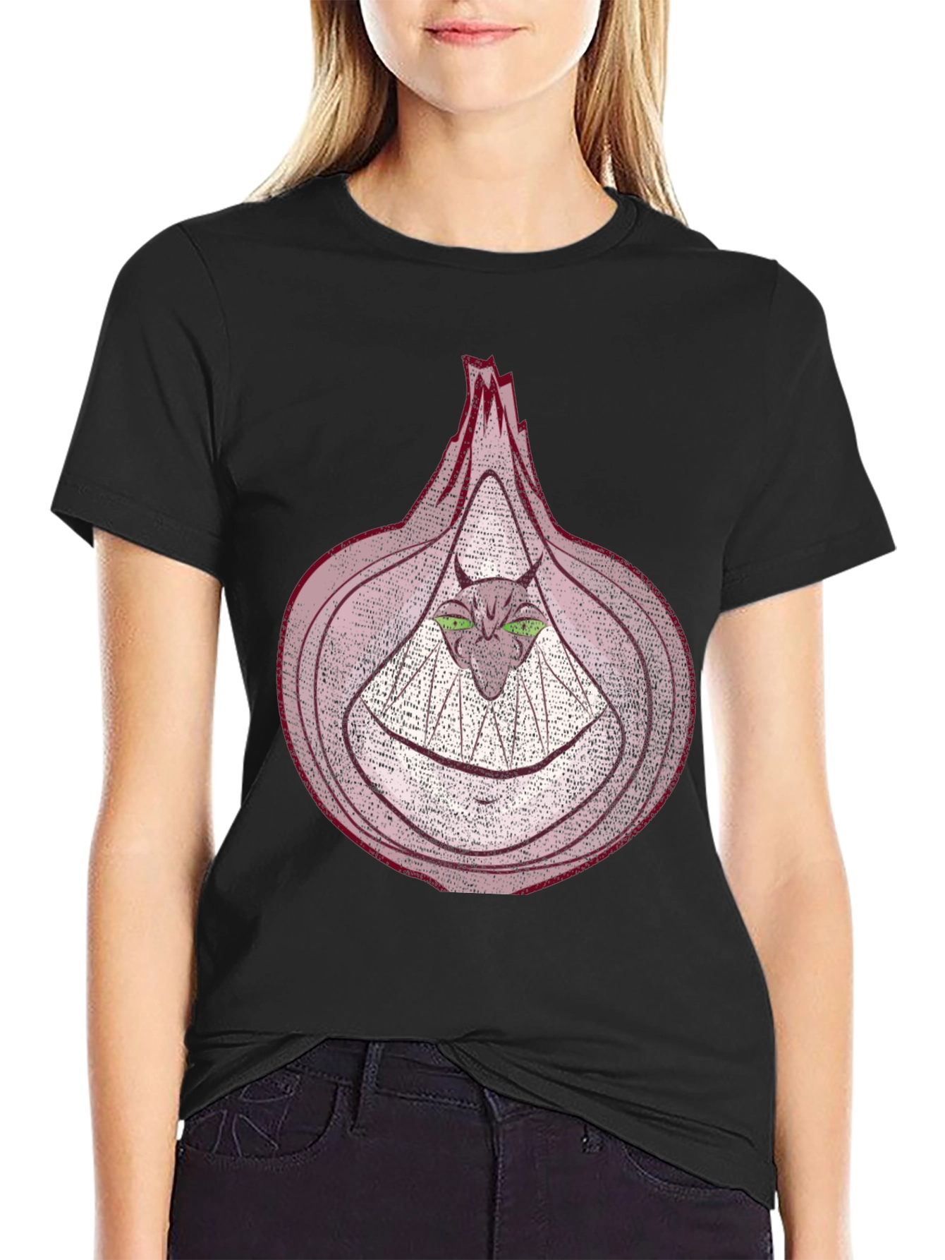 Onion Monster Graphic T-Shirt - Unique Design