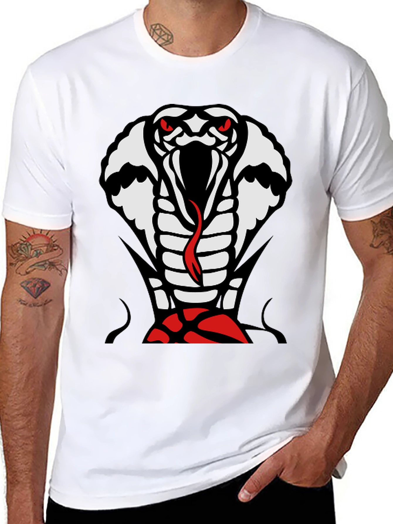 Cobra Graphic T-Shirt - Mens Black Tee