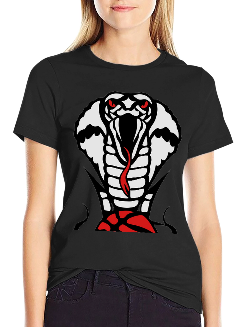 Cobra Graphic T-Shirt - Mens Black Tee