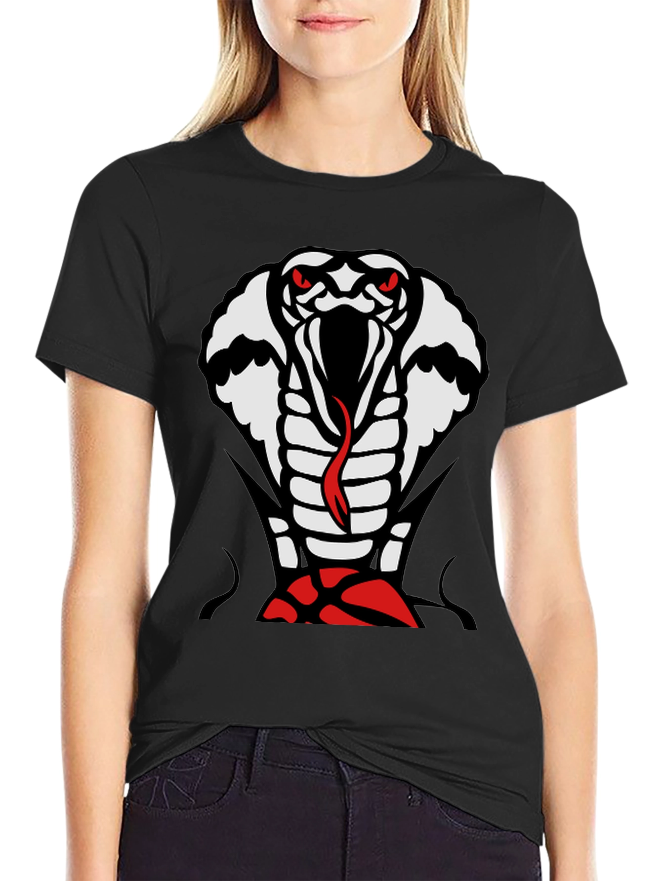 Cobra Graphic T-Shirt - Mens Black Tee
