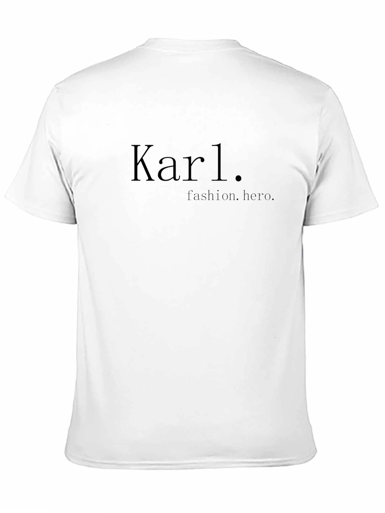 Karl Fashion Hero Mens Black T-Shirt