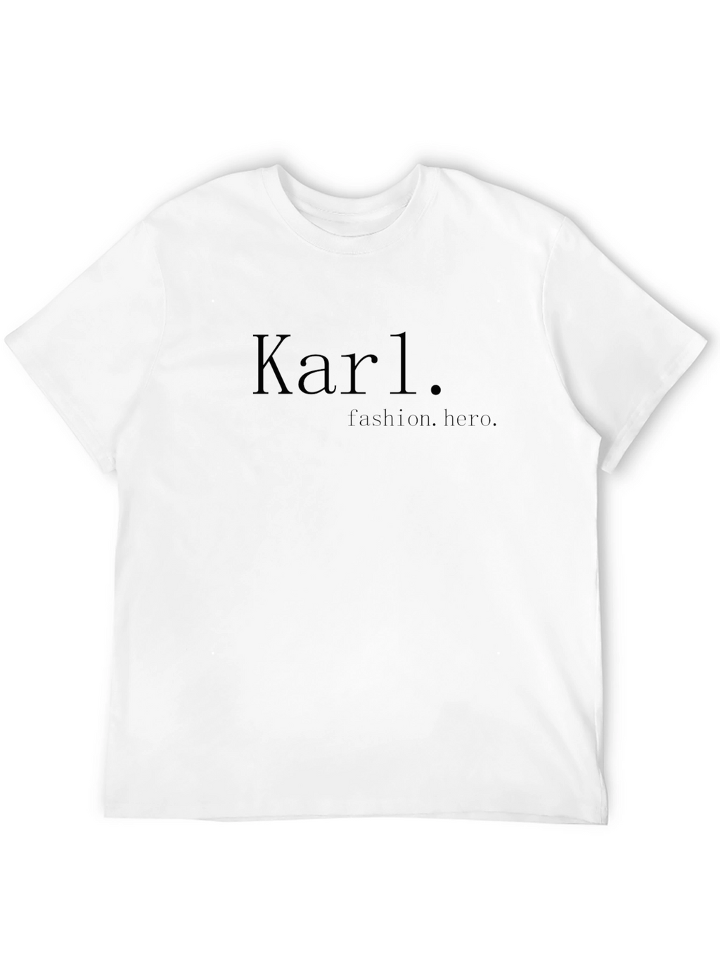 Karl Fashion Hero Mens Black T-Shirt