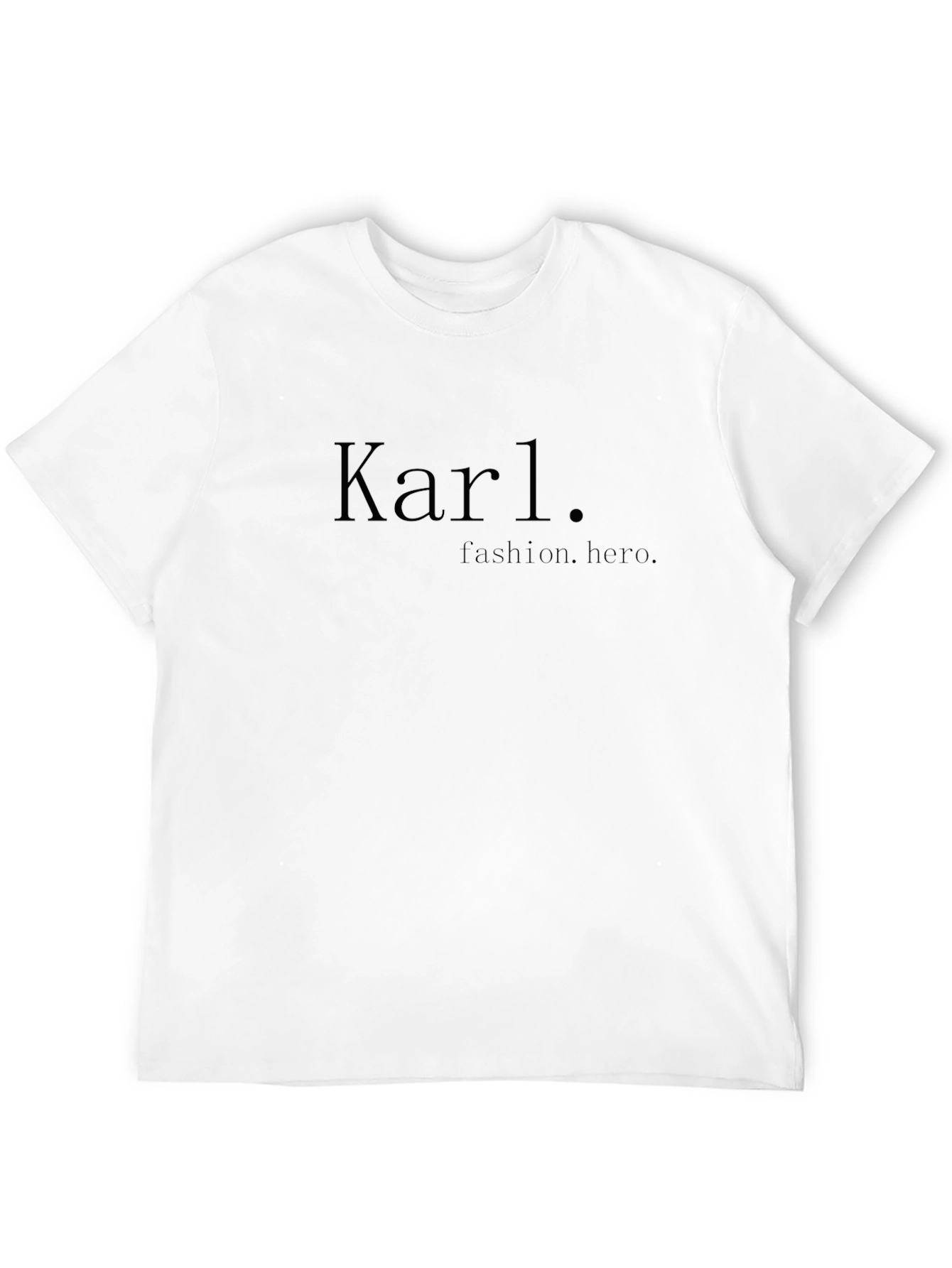 Karl Fashion Hero Mens Black T-Shirt