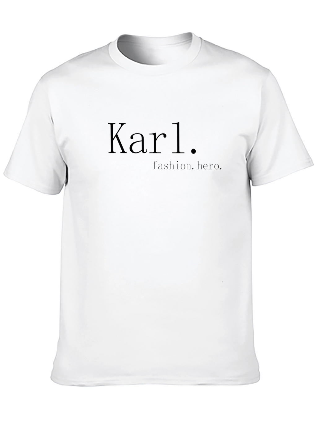 Karl Fashion Hero Mens Black T-Shirt