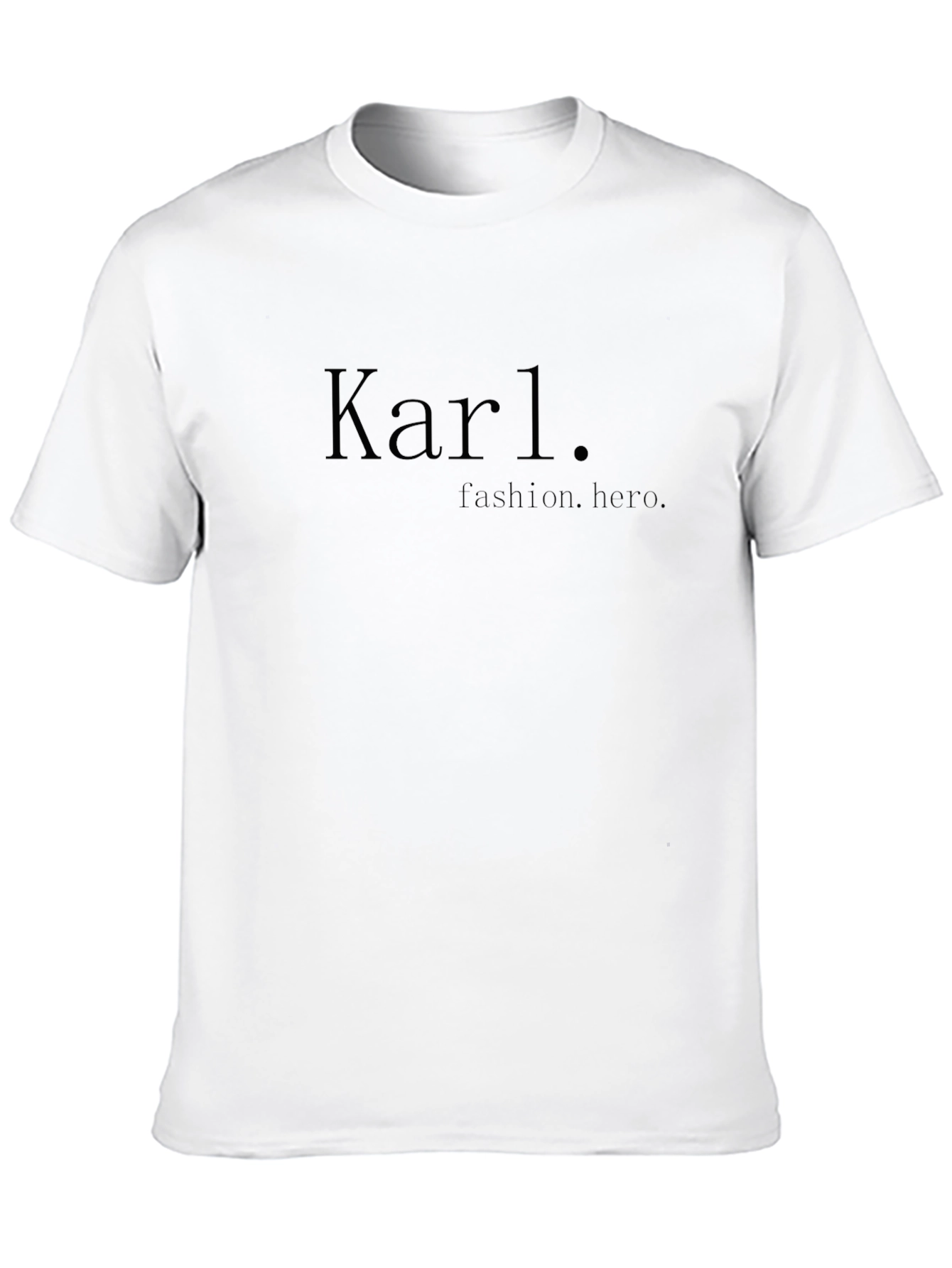 Karl Fashion Hero Mens Black T-Shirt