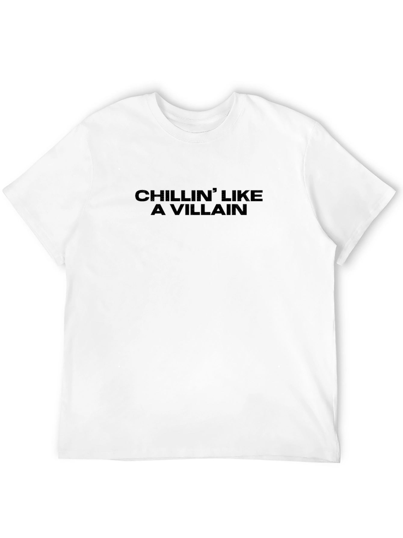 Chillin Like a Villain Graphic Tee - Mens Black T-Shirt