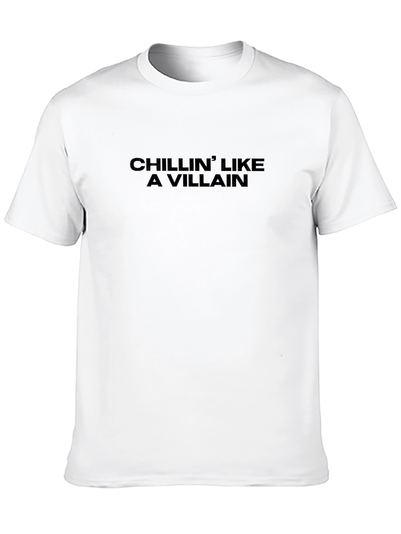Chillin Like a Villain Graphic Tee - Mens Black T-Shirt