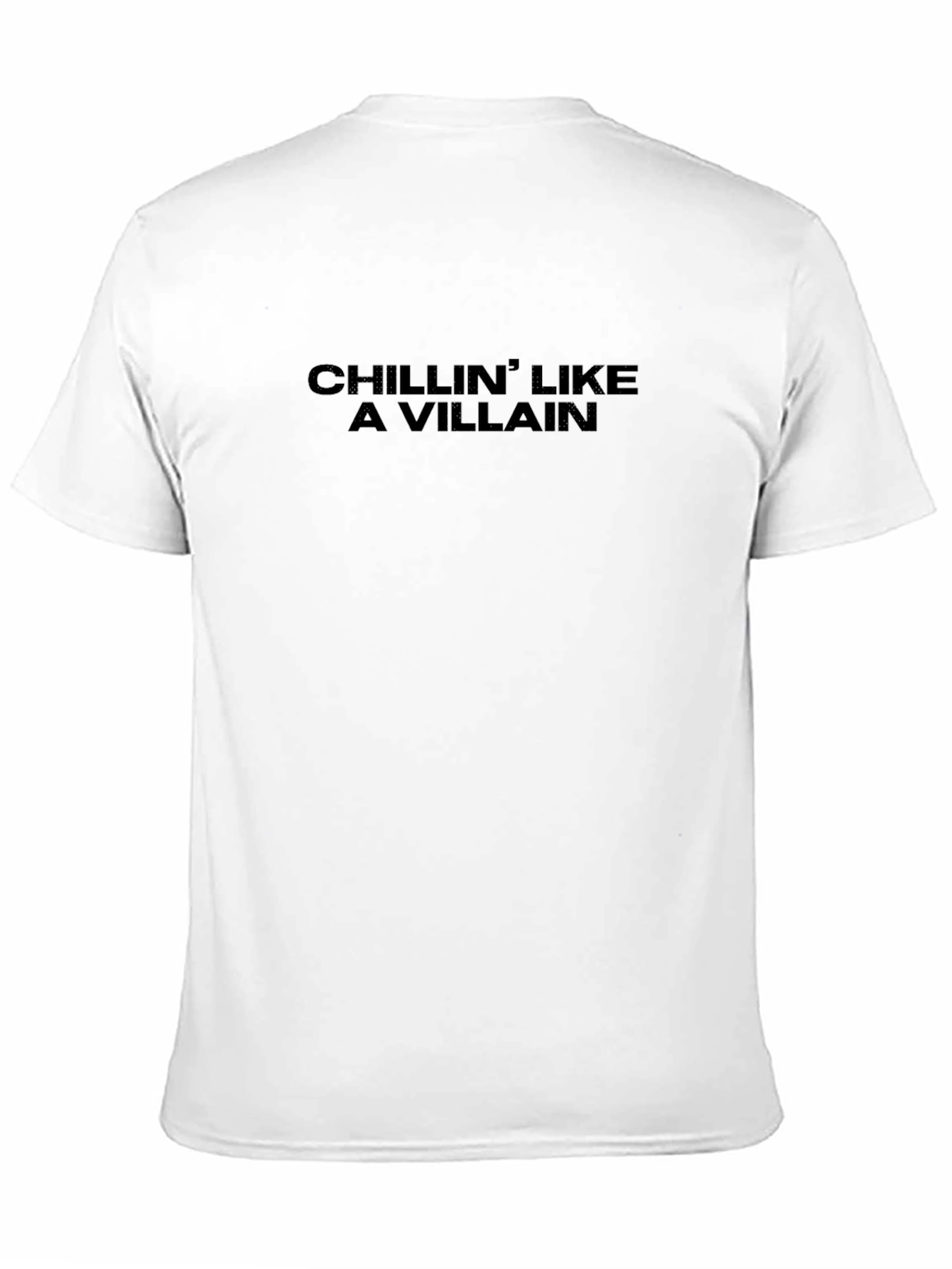 Chillin Like a Villain Graphic Tee - Mens Black T-Shirt
