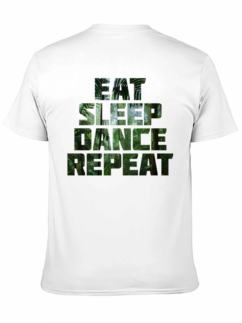Eat Sleep Dance Repeat Jungle Print T-Shirt