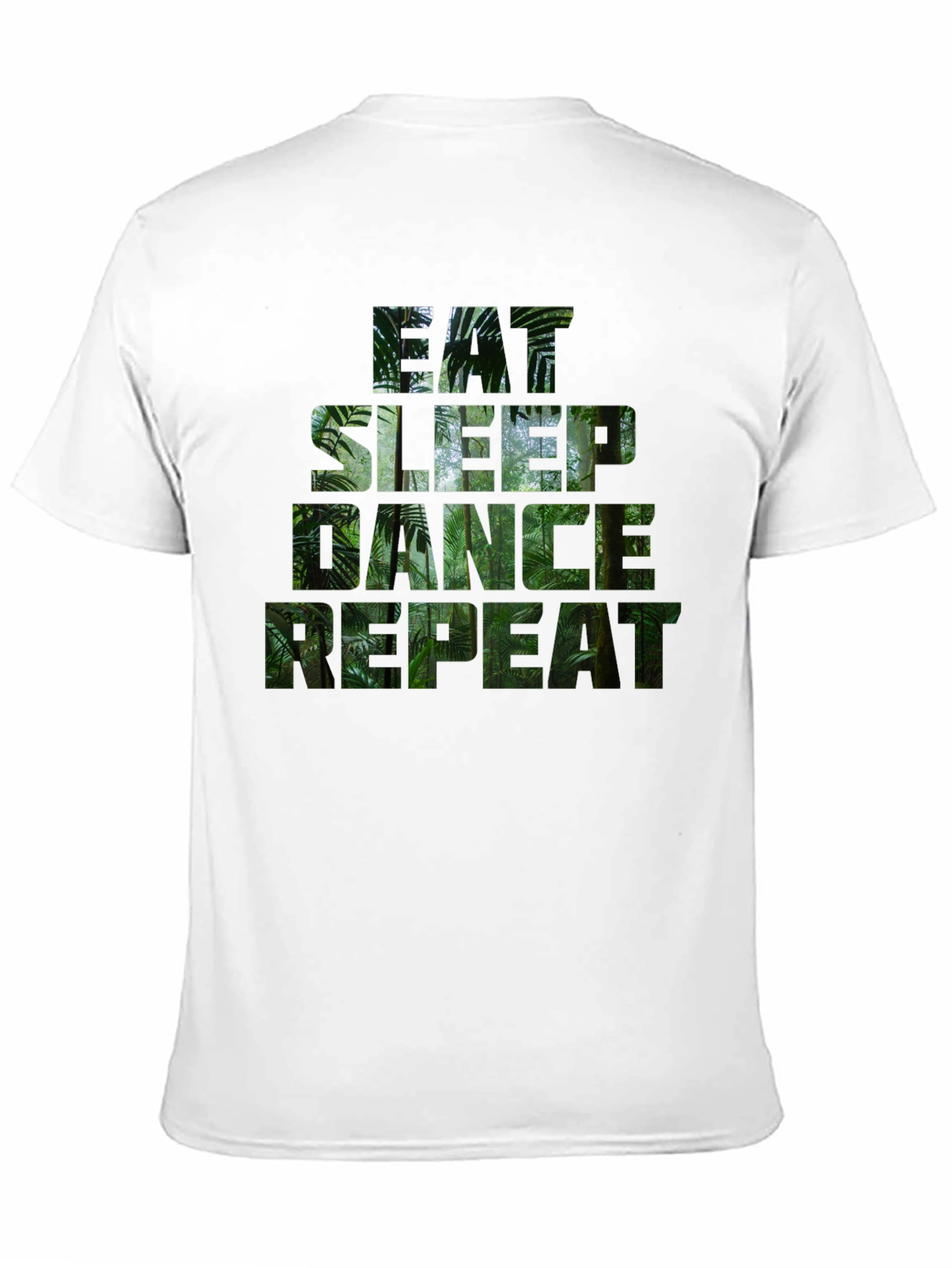Eat Sleep Dance Repeat Jungle Print T-Shirt