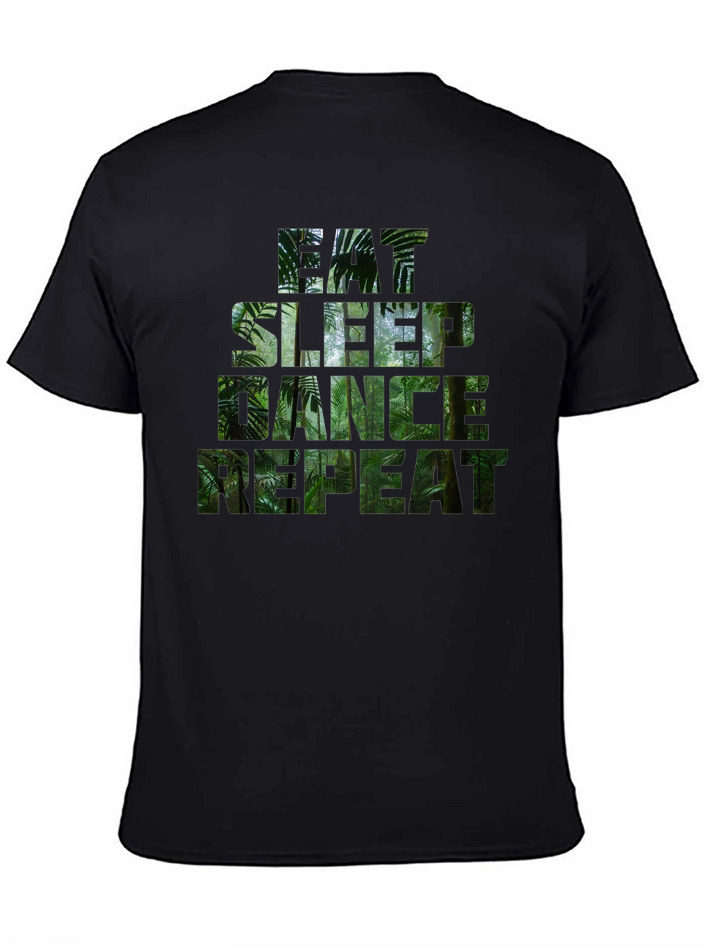 Eat Sleep Dance Repeat Jungle Print T-Shirt