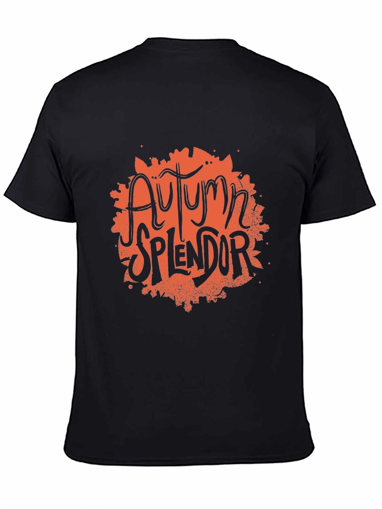 Autumn Splendor Graphic Tee - Black T-Shirt