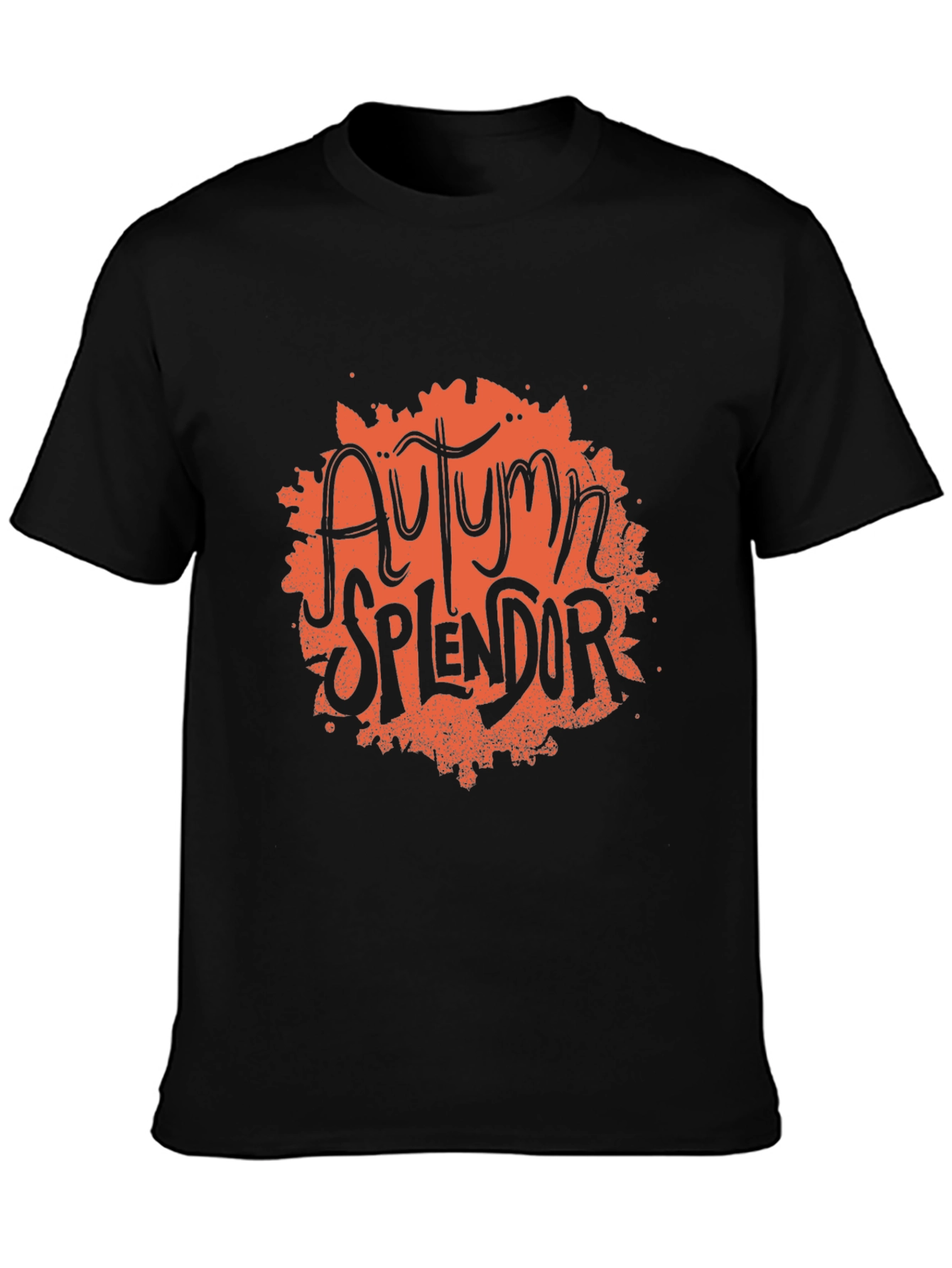 Autumn Splendor Graphic Tee - Black T-Shirt