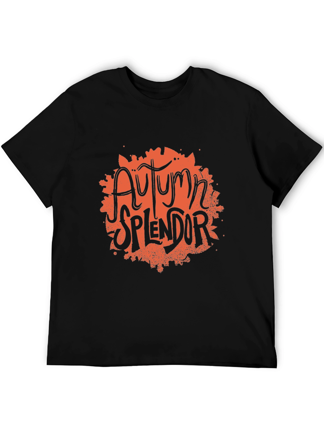Autumn Splendor Graphic Tee - Black T-Shirt