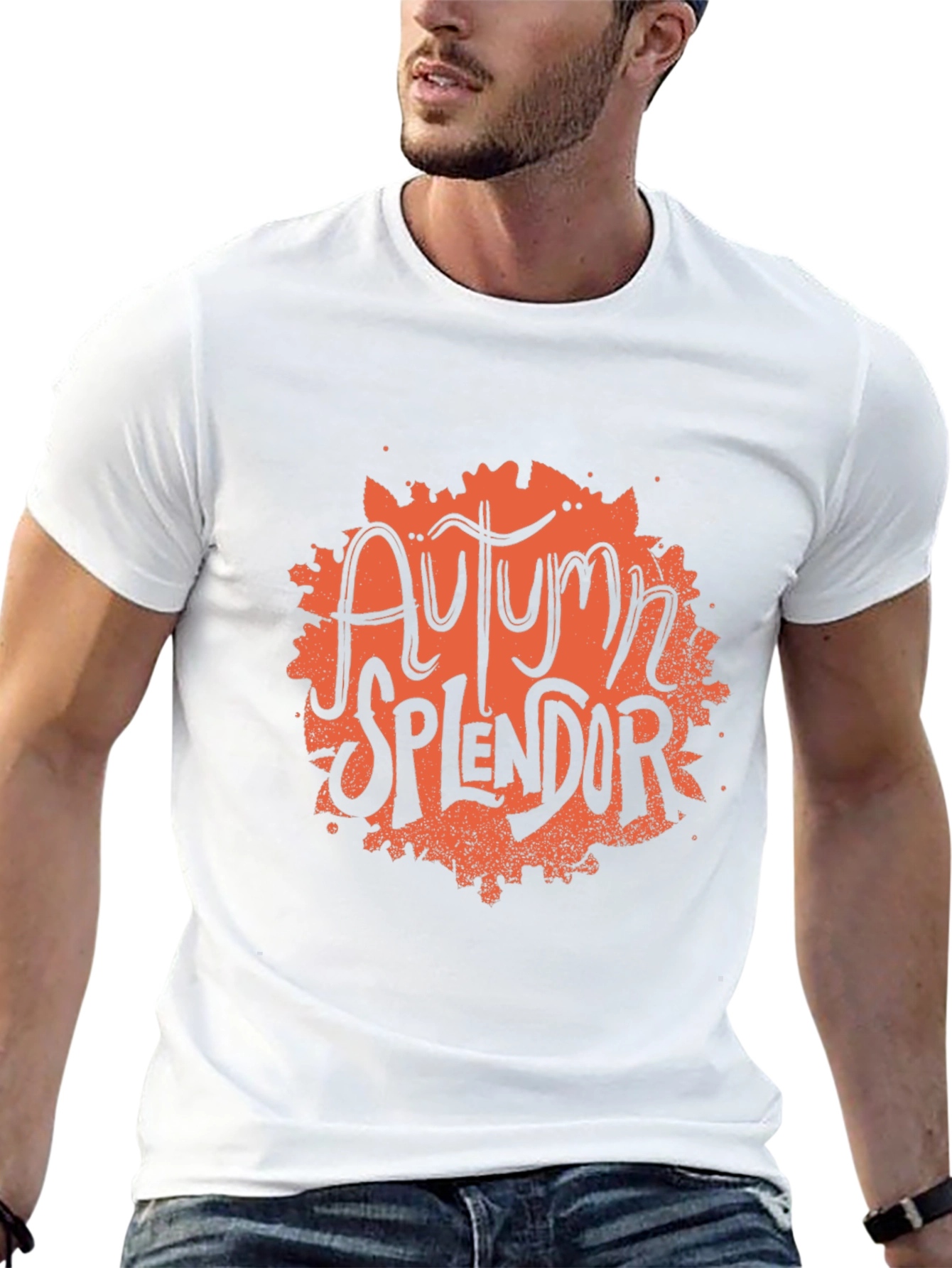 Autumn Splendor Graphic Tee - Black T-Shirt