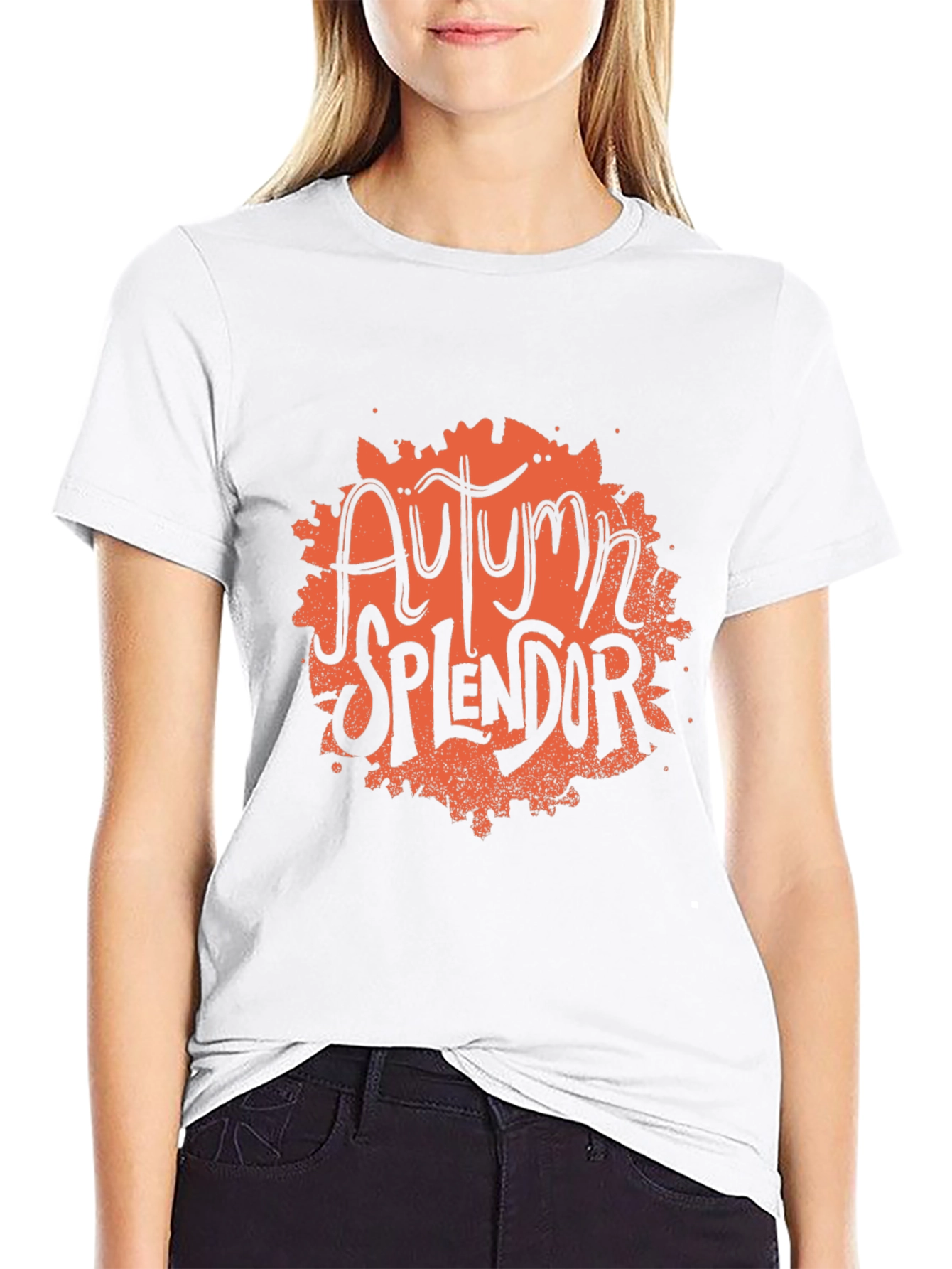 Autumn Splendor Graphic Tee - Black T-Shirt