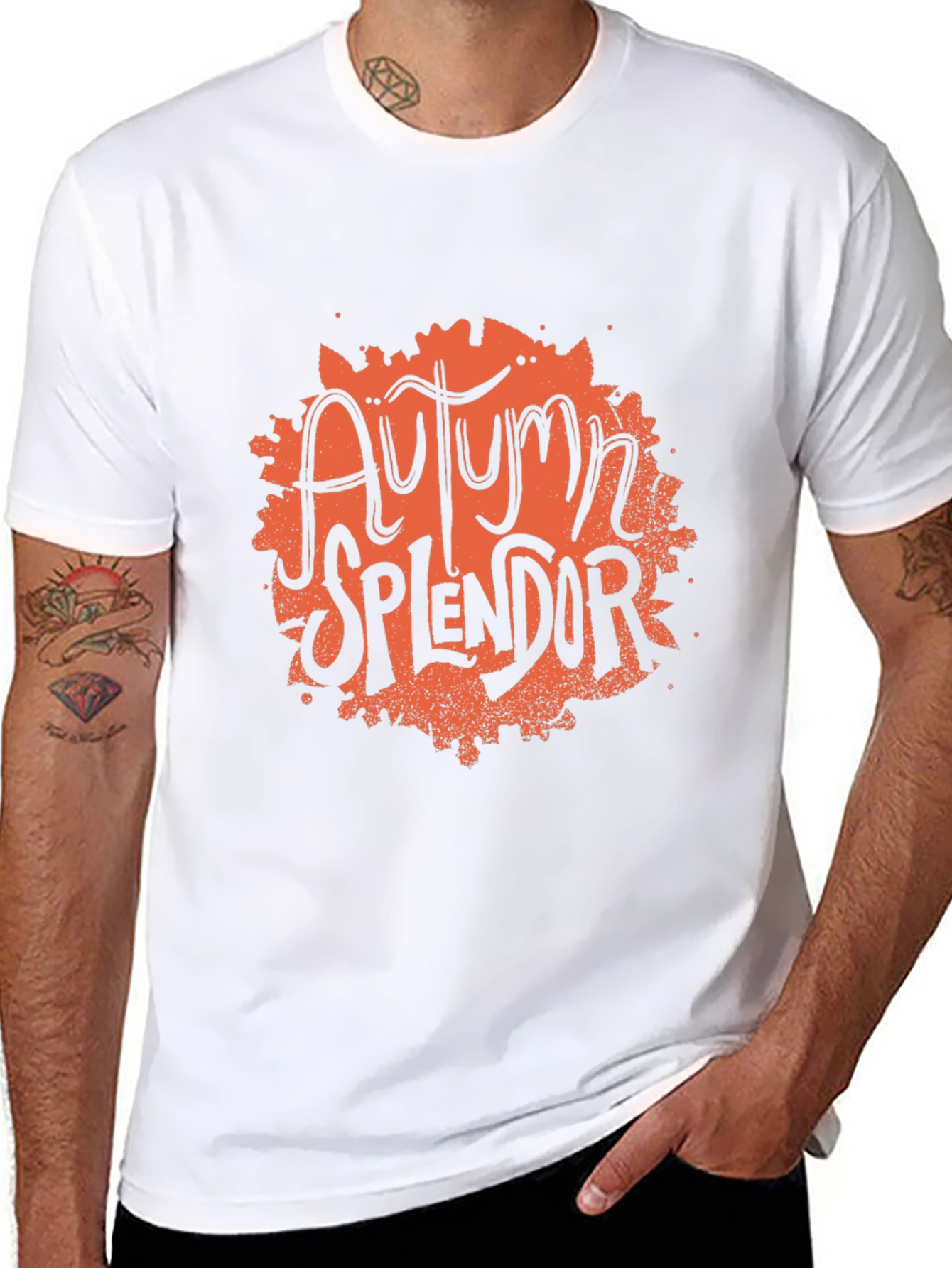 Autumn Splendor Graphic Tee - Black T-Shirt