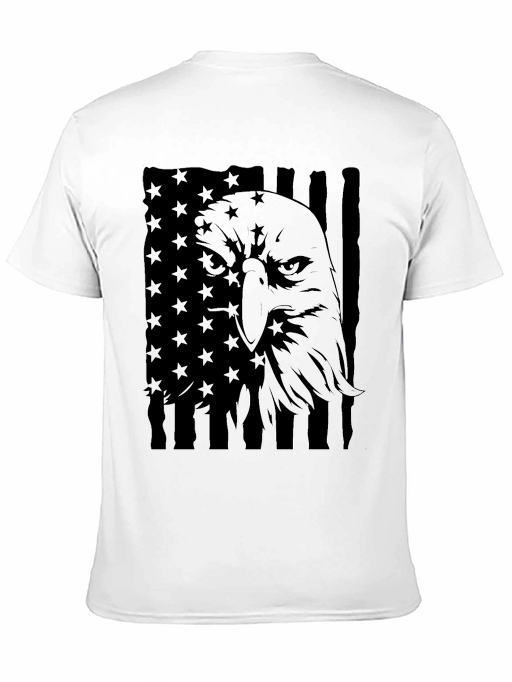 American Eagle Flag T-Shirt - Black