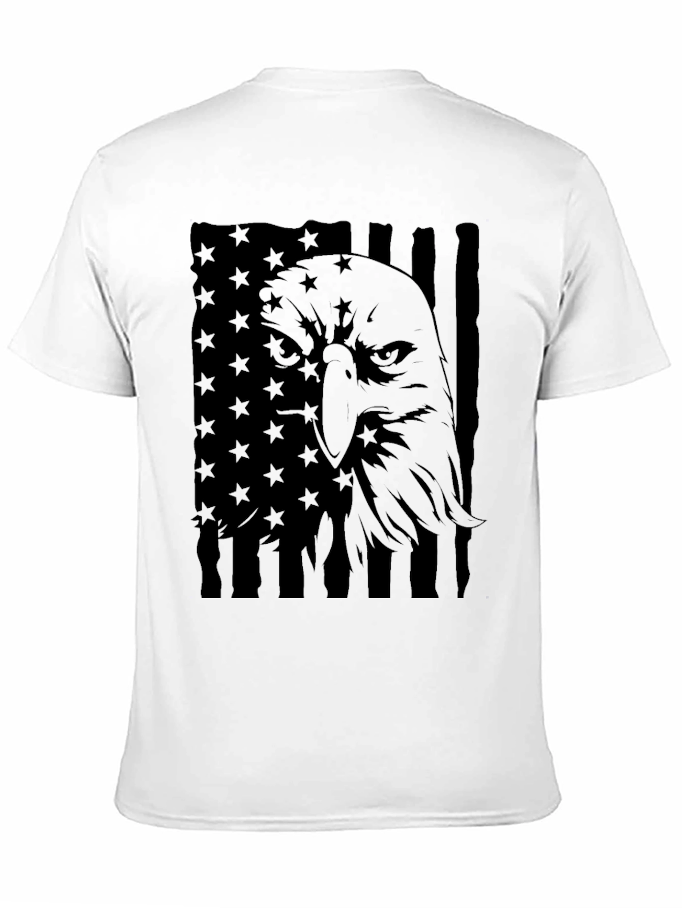American Eagle Flag T-Shirt - Black