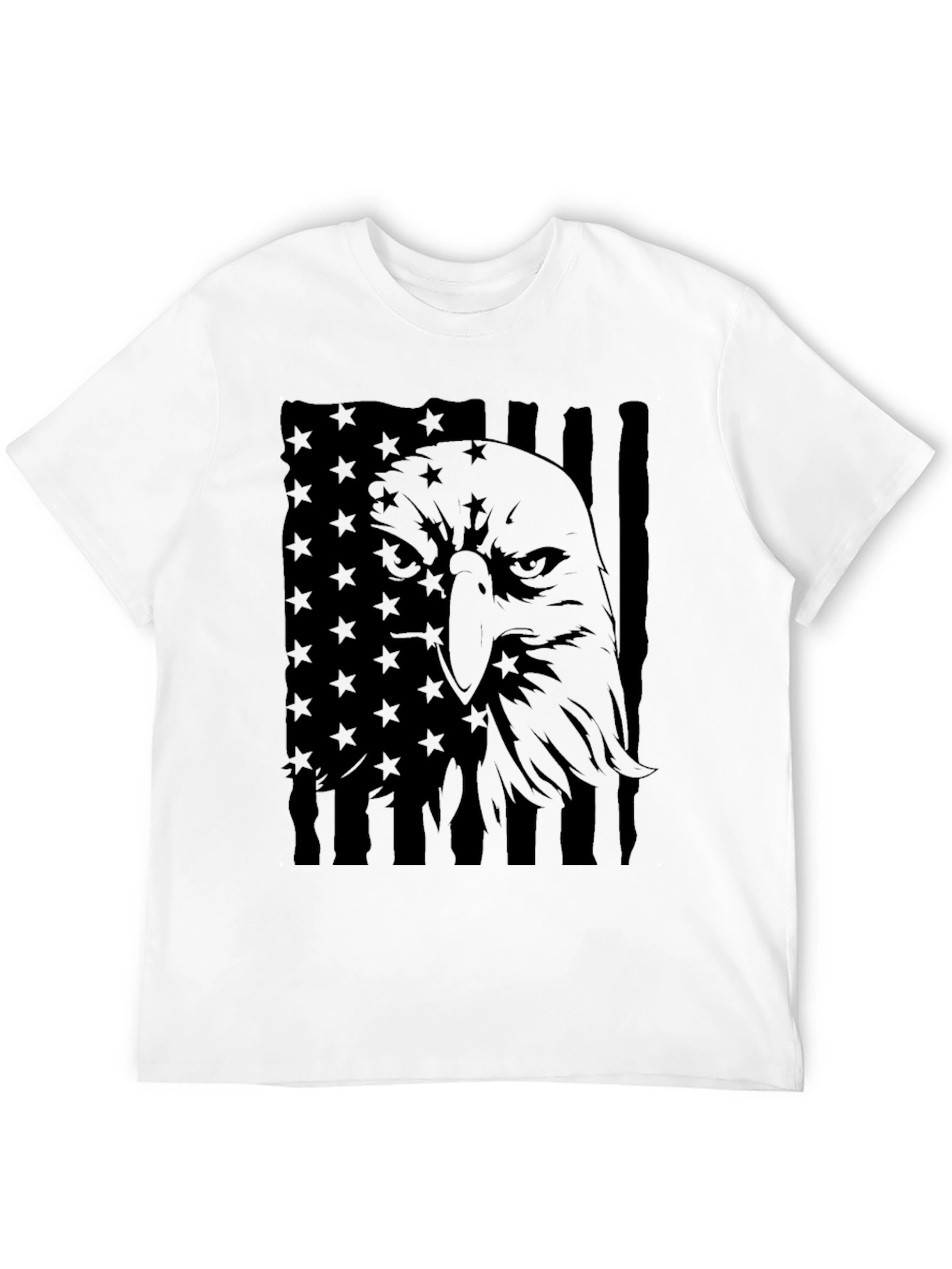 American Eagle Flag T-Shirt - Black