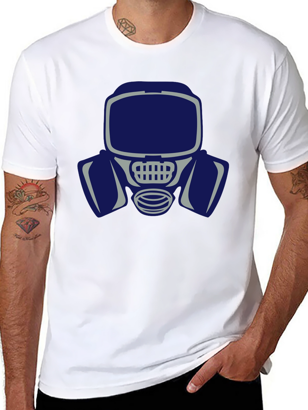 Graphic Tee - Gas Mask Design