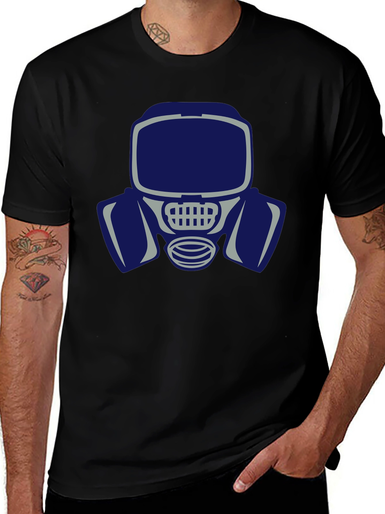 Graphic Tee - Gas Mask Design